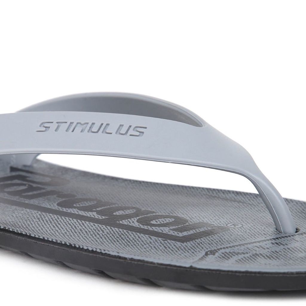 Men's Grey Stimulus Slippers