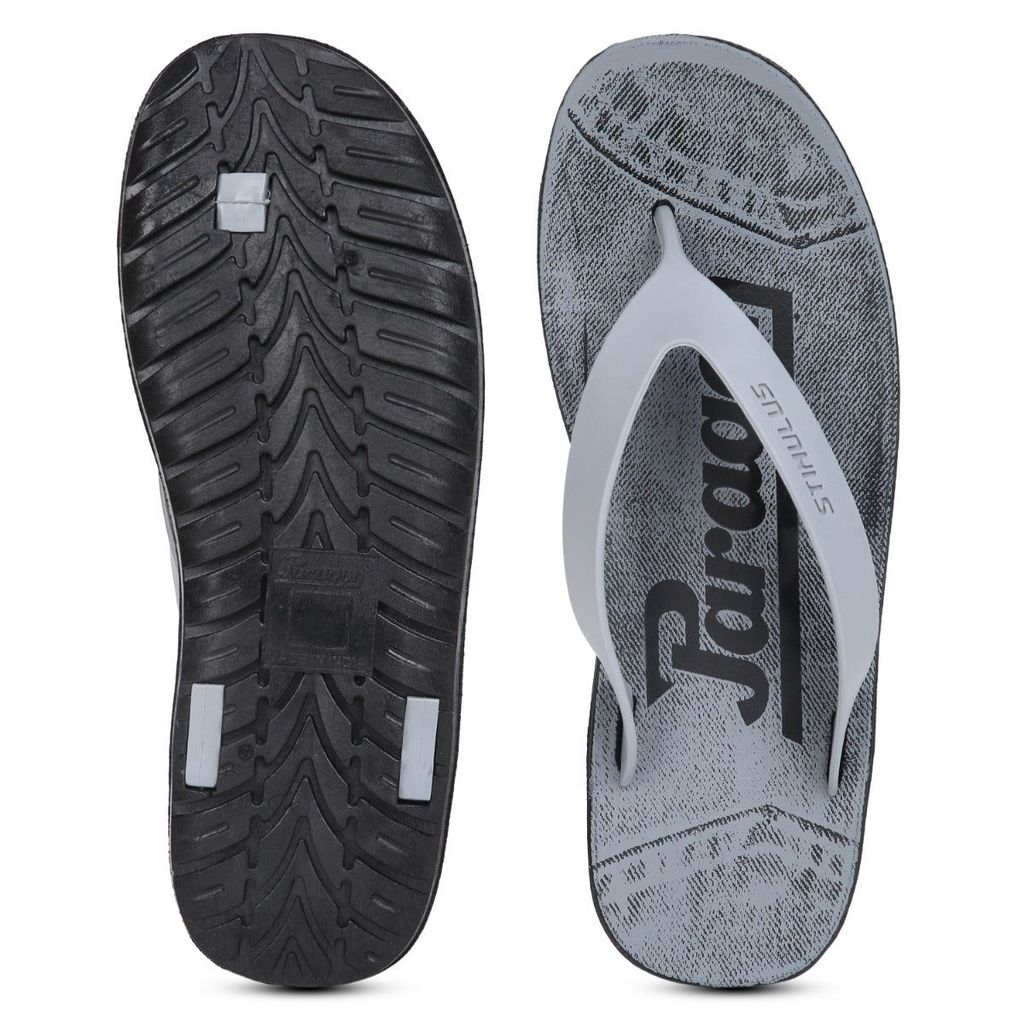 Men's Grey Stimulus Slippers