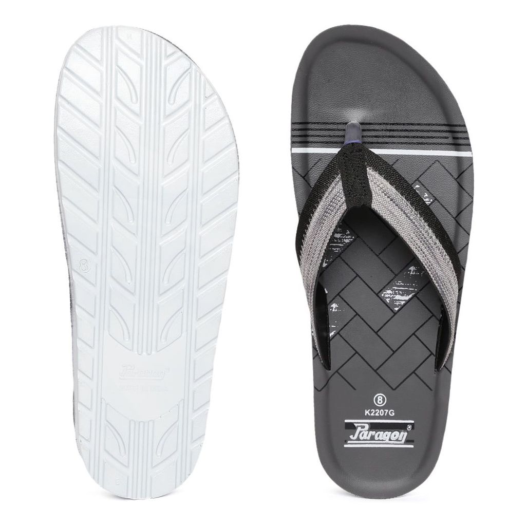 Paragon Vertex Men's Grey Slippers