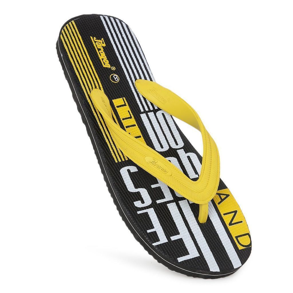 Paragon Walkaholic Men's Black Slippers