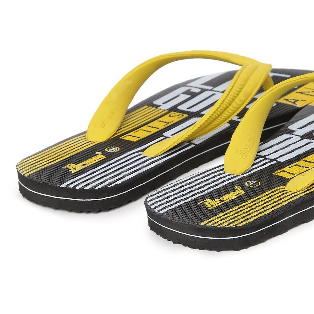 Paragon Walkaholic Men's Black Slippers