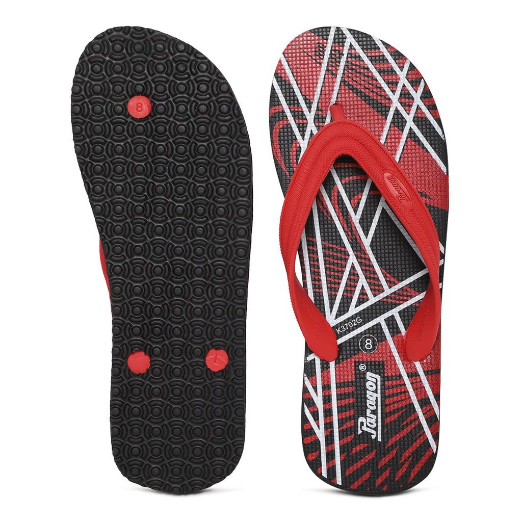 Paragon Walkaholic Men's Red Slippers