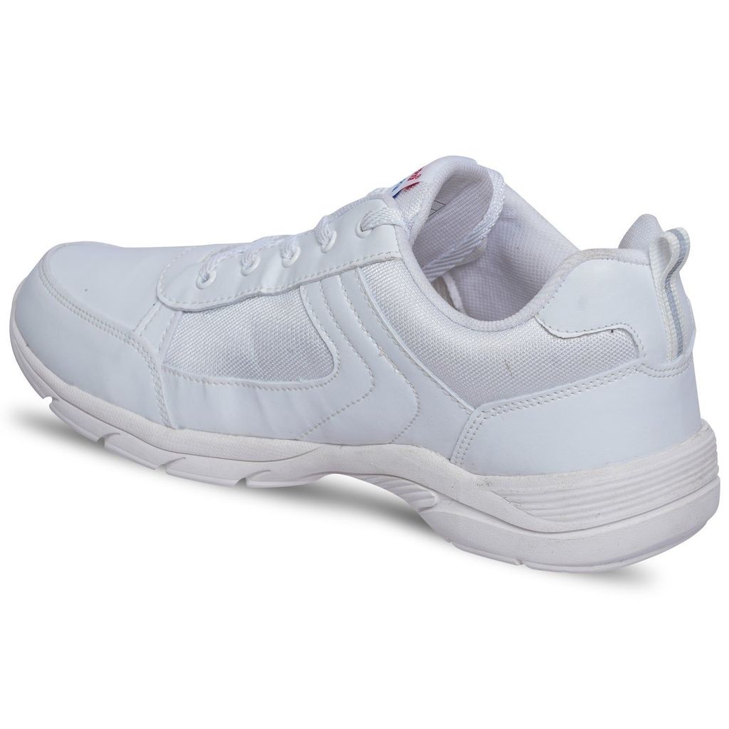 Paragon Ultra Comfortable, Lightweight and Durable Boy's White School Shoes for Everyday Use |Uniform Shoes with Lace-Up Closure and Breathable Outer Fabric