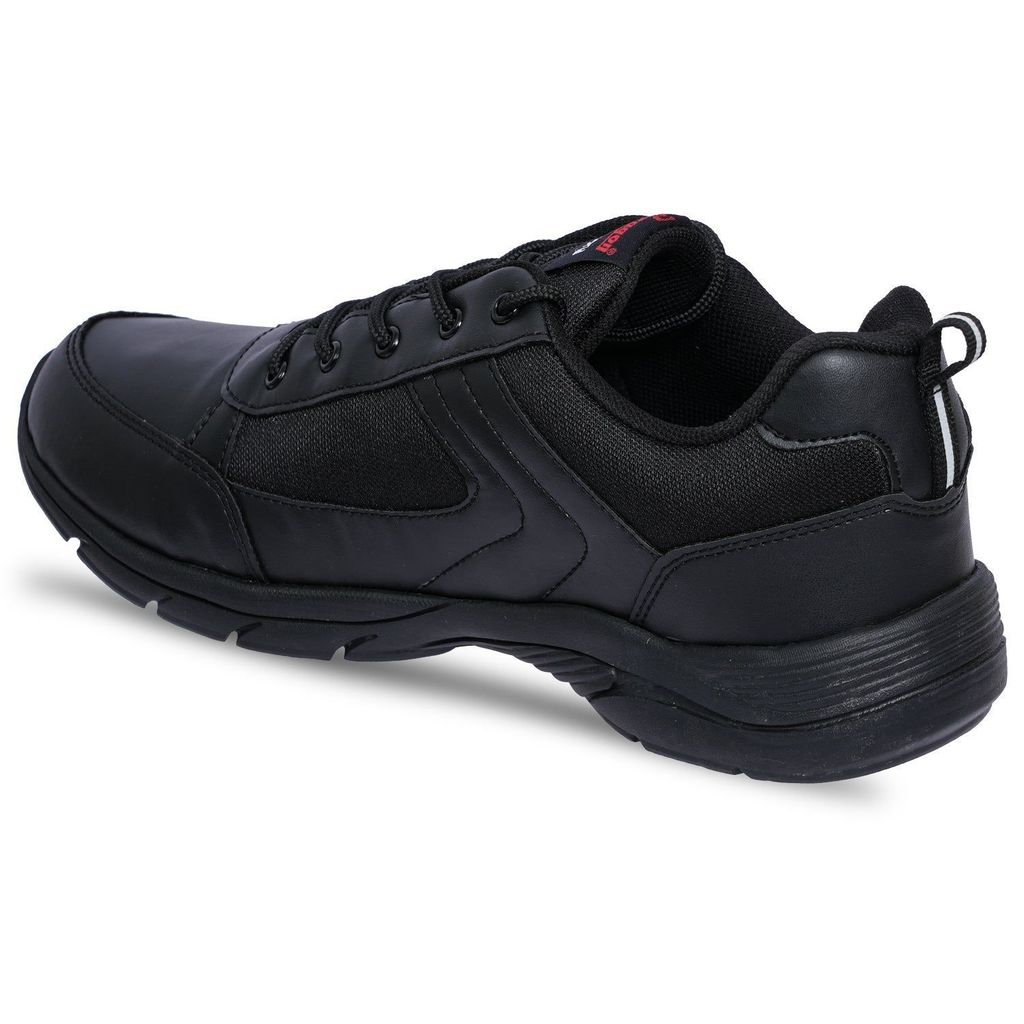 Paragon Ultra Comfortable, Lightweight and Durable Boy's Black School Shoes for Everyday Use | Uniform Shoes with Lace-Up Closure and Breathable Outer Fabric
