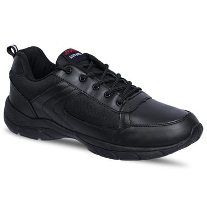 Paragon Ultra Comfortable, Lightweight and Durable Boy's Black School Shoes for Everyday Use | Uniform Shoes with Lace-Up Closure and Breathable Outer Fabric
