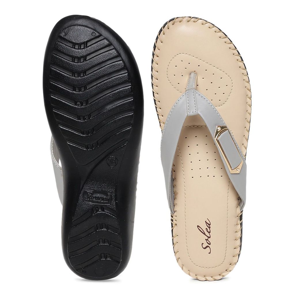 Paragon Solea Plus Women's Wedges Sandals (K6013L-GRY) UK: 8