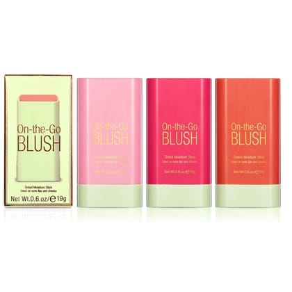 On-the-Go Makeup Blush Stick | Blusher Moisturizer Stick