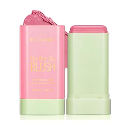 Cream Blush Stick - Multi-Use Makeup Stick for Cheeks and Lips with Hydrating Formula, 2-in-1 Beauty Blush Stick with Soft Crea