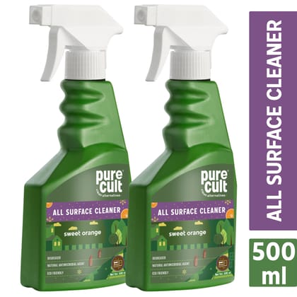 PureCult  All Surface Cleaner Sweet Orange 500ml Combo (Pack of 2)