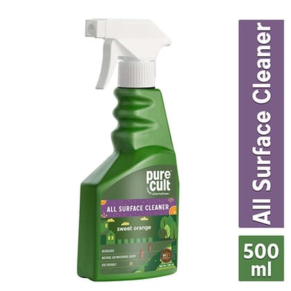 PureCult All Surface Cleaner 500ml | Sweet Orange | Biodegradable Surfactant | Kids and Pet Friendly