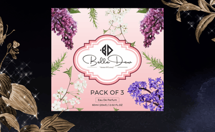 Legacy Perfume Belledew Pack of 3 (20mlX3)