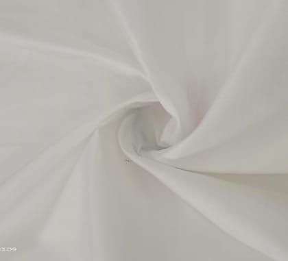 NVHSFW15 -White Handloom silk Fabric 4 Meters