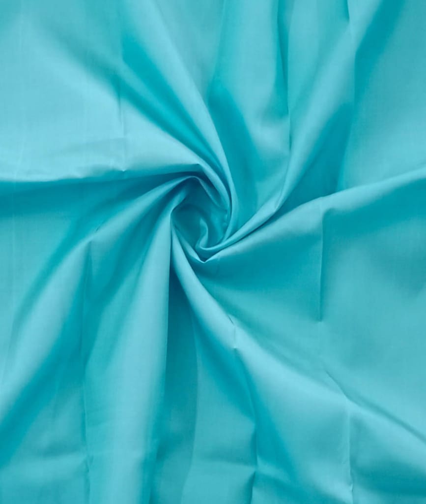 NVHSFSB16 -Sky Blue Handloom Silk Fabric 3 Meters - Unstitched Fabrics | Buy online on ZillyBuy