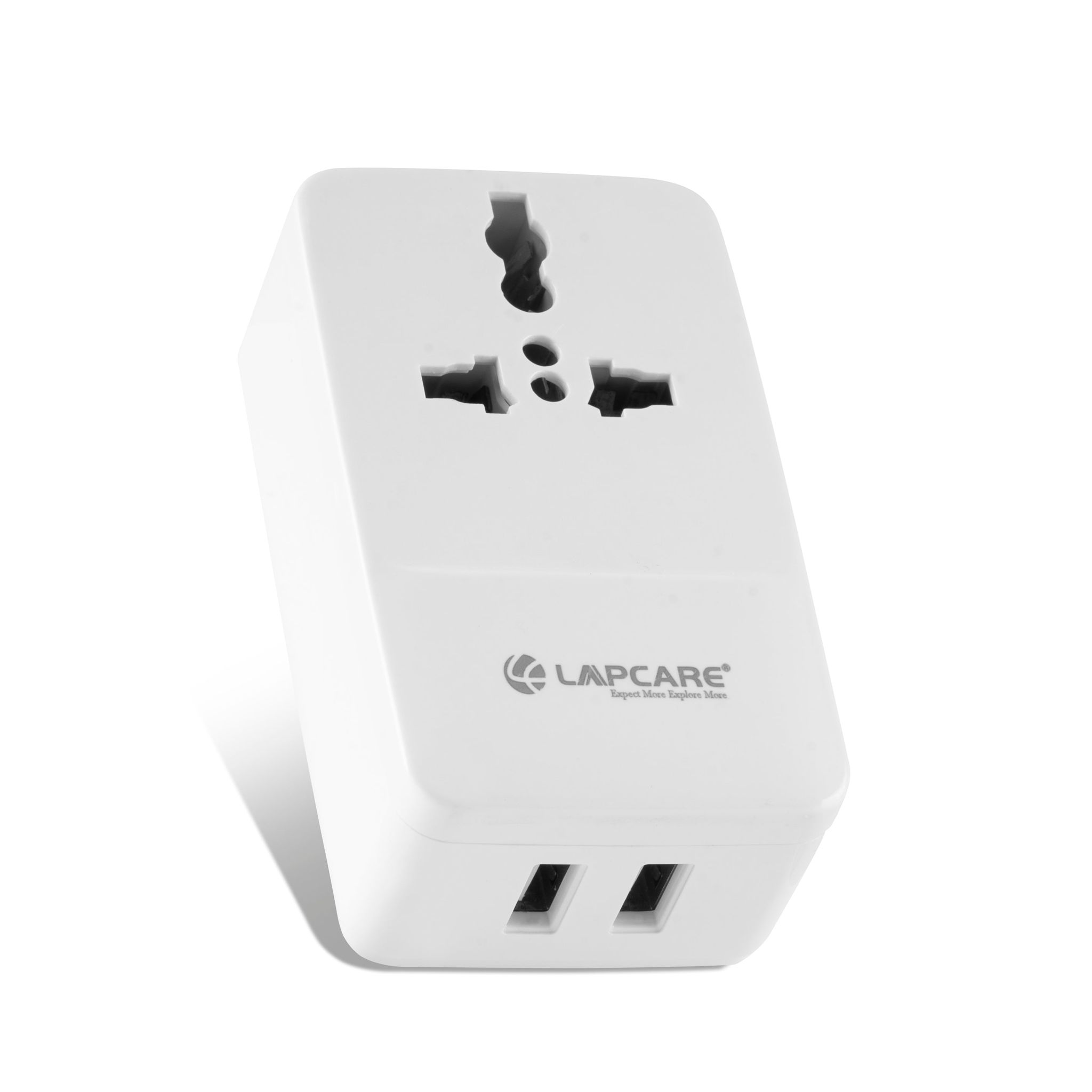 Lapcare LAPEX-012 Multiport Travel Charger (White)(LAPEX-012)