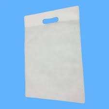Blue Ridge Non-Woven Fabric. 60-gsm Fabric. White Carry Bag. D or W Type. Various Sizes.