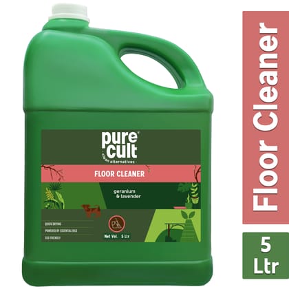 PureCult Floor Cleaner (5000 ml) | Geranium and Lavender Fragrance