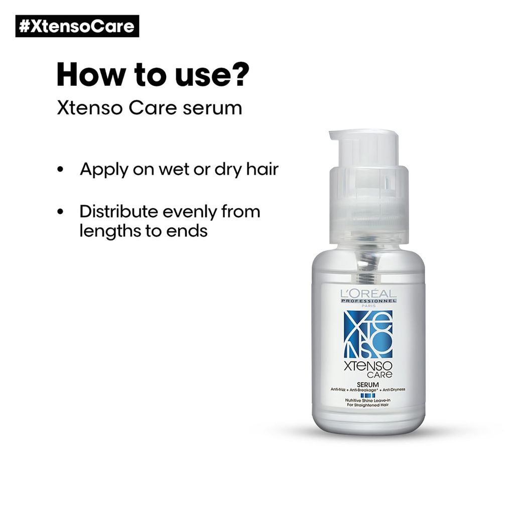 LOREAL PROFESSIONNEL PARIS Xtenso Care Serum, 50ml For Straightened Hair