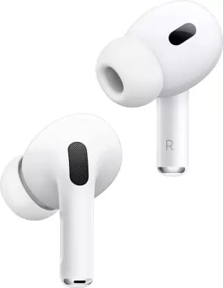 L&T World  AirPods Pro (2nd generation) with MagSafe Case (USB-C) Bluetooth Headset  (White, True Wireless)