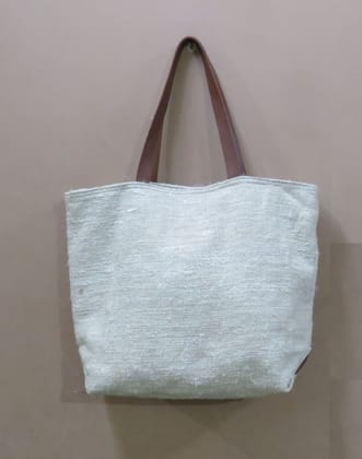 Linen Cotton Big Tote Bag In Natural Color Linen Cotton Big Tote Bag In Natural Color