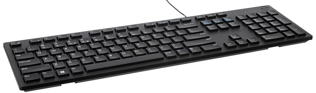 Dell KB216: Affordable Comfort & Control. Full-Size Multimedia Keyboard, Durable & Spill-Resistant (3yr Brand Warranty)