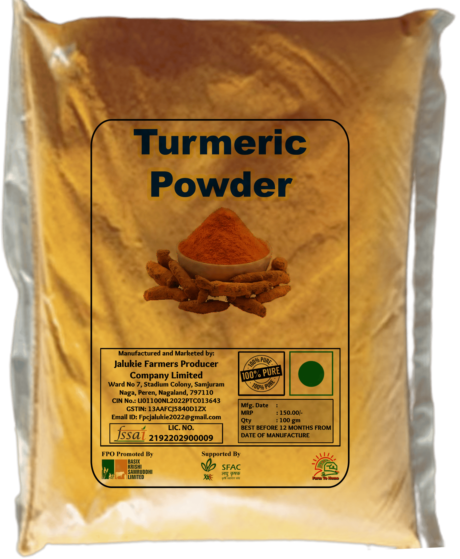 Turmeric Powder | Premium Quality | 100 gm