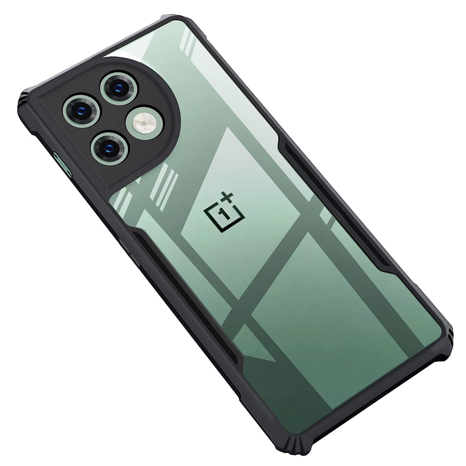 Back Cover For 1+ OnePlus 11 (5g) Camera Protection Shockproof Bumper-Edge | Acrylic Crystal Clear 360 Degree Protection TPU+PC | Transparent Eagle Back Case Cover