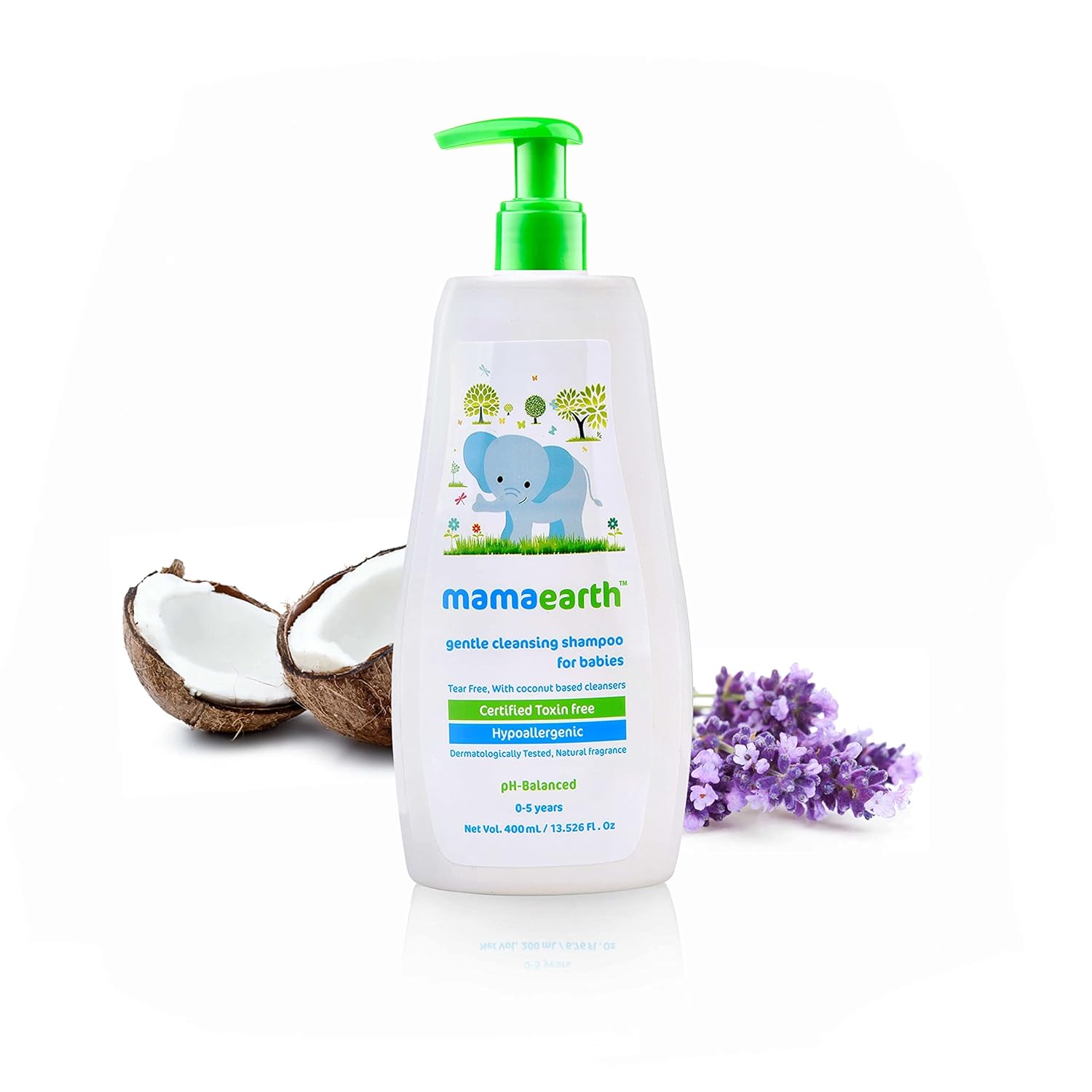 Mamaearth Gentle Cleansing Natural Baby Shampoo, 400ml