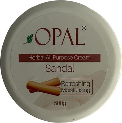 Opal Herbal Sandal Cream Refreshing Moisturising Cream - 500GM