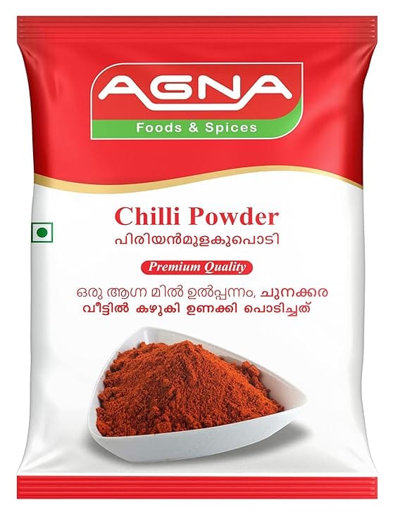 Agna Kashmiri Piriyan Chilli Powder - No Artificial Colors or Preservatives