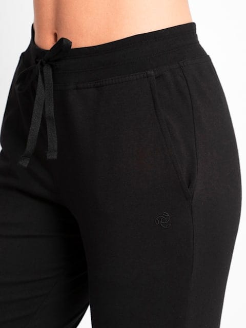 Jockey 1301 Track Pant for Women - Black