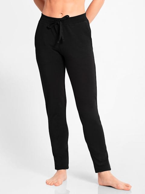Jockey 1301 Track Pant for Women - Black