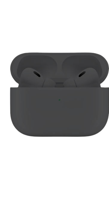 S&P Sublimation AirPods Pro (2nd generation) with Active Noise Cancellation, Spatial Audio Bluetooth Headset  (BLACK, True Wireless)