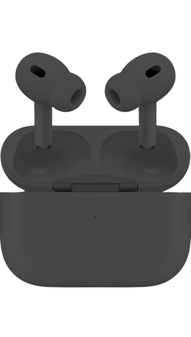 S&P Sublimation AirPods Pro (2nd generation) with Active Noise Cancellation, Spatial Audio Bluetooth Headset  (BLACK, True Wireless)