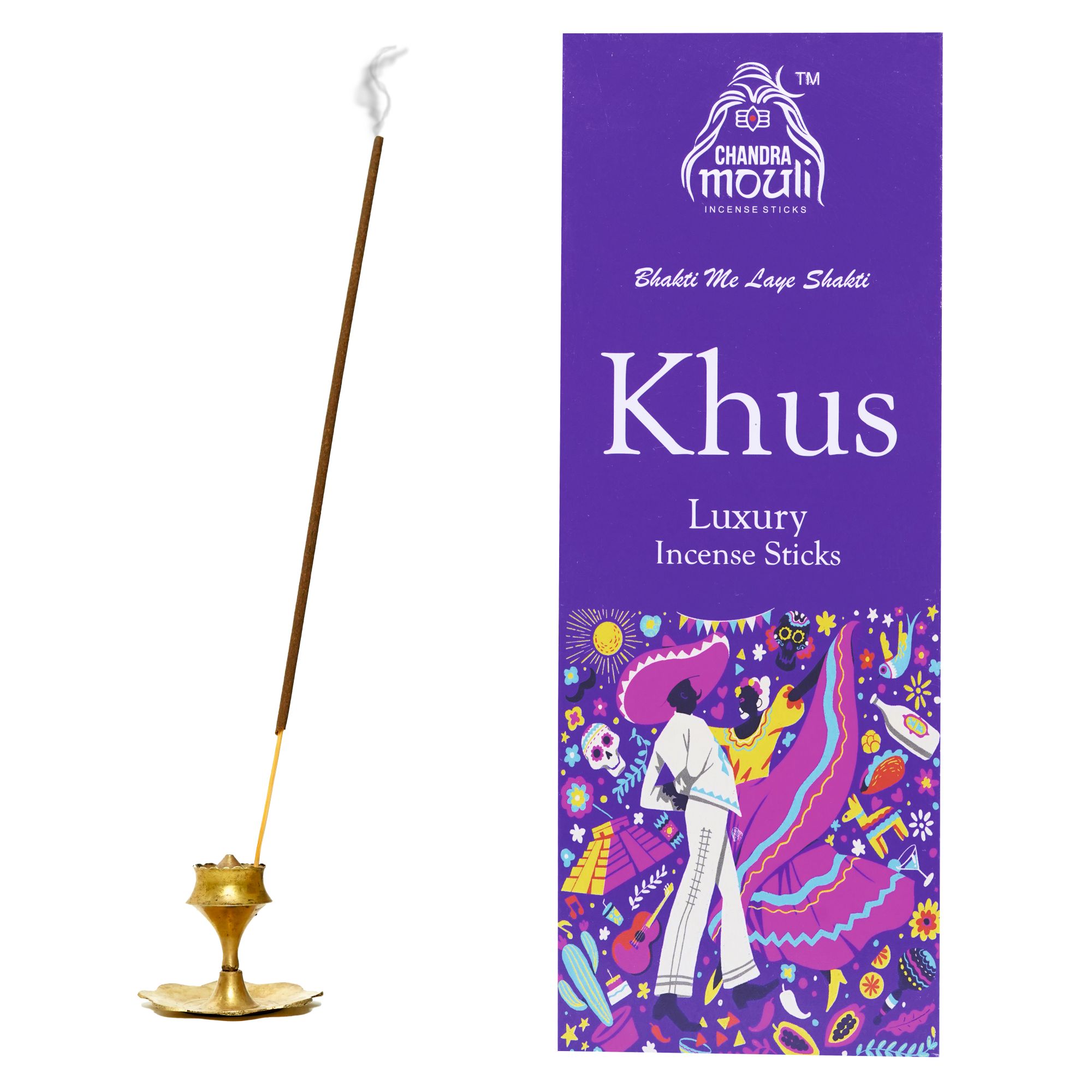 Tribes India Khus Premium Incense Stick - Agarbatti For Puja, Meditation & Festival