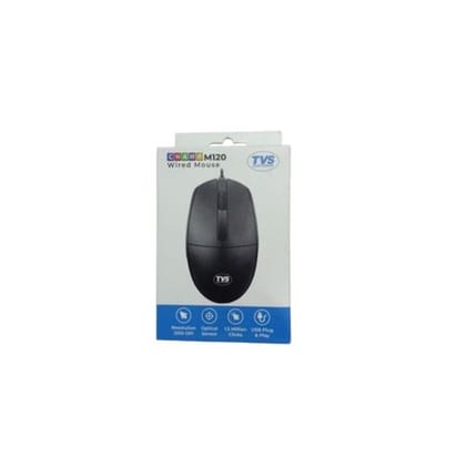 TVS USB WIRED MOUSE CHAMP M120