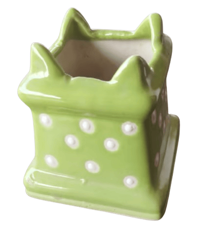 Handmade Tulsi Rectangle Ceramic Pot