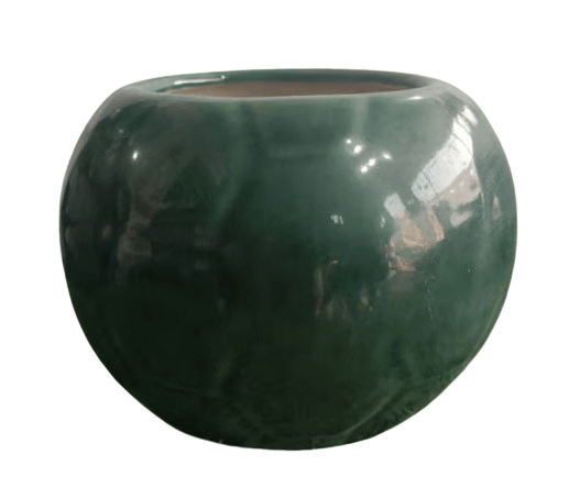 Ceramic Planter Pot for Indoor & Outdoor Plant, Green 1pc