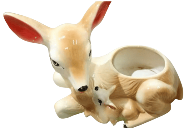 Wildlife Wonders Ceramic Pot, Gold 1pc