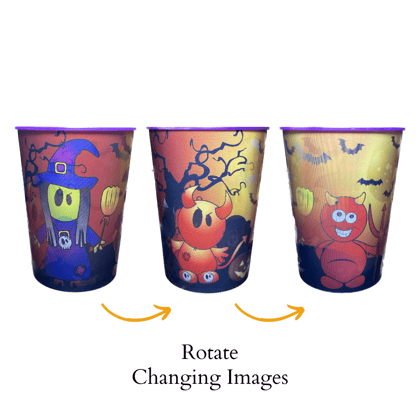Halloween Color Changing Drinking Glass Tumblers O