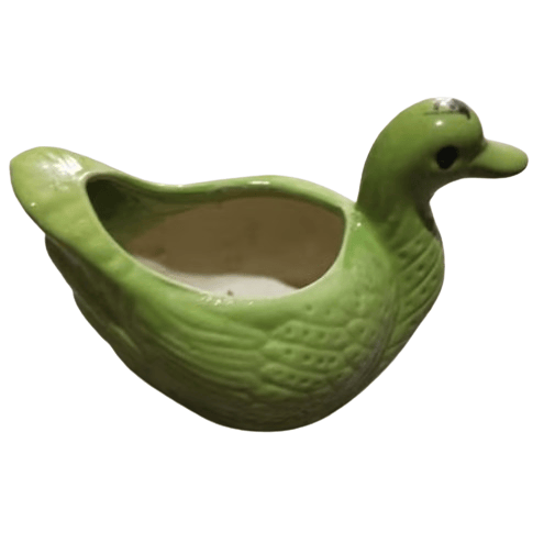 Big Duck Shaped Ceramic Planter Pot
