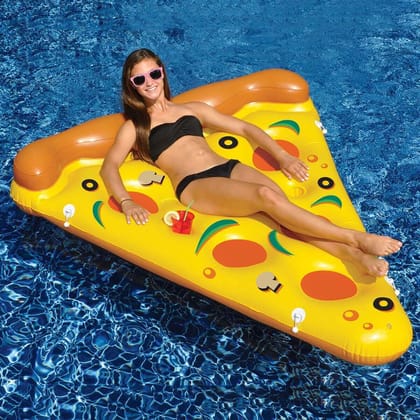 Pizza Slice Inflatable Pool Float - 6FT X 5FT