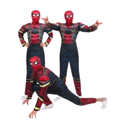 Muscular Spiderman Costume Adult