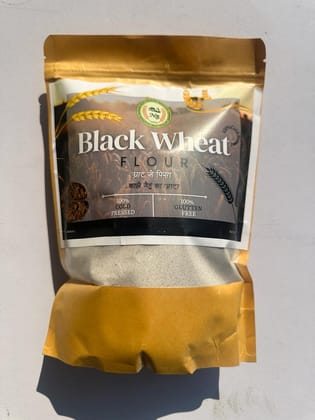Black wheat flour and corn flour