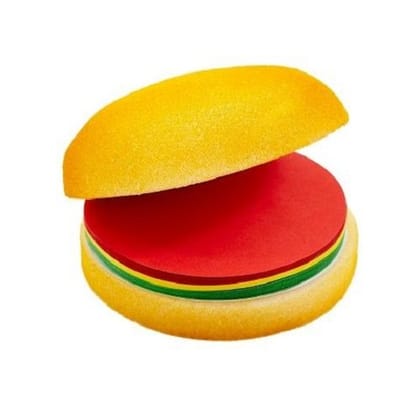 Burger Shape Notepad with Sticky Notes