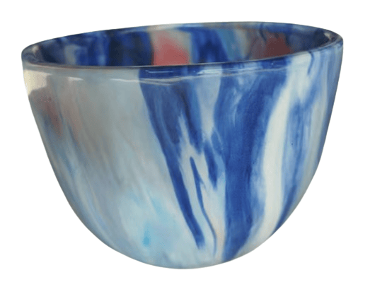 Stylish Blue Ceramic Planters Pot for Indoor & Outdoor