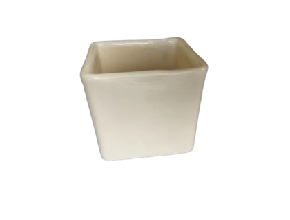 Rectangle shape White Flower Pot