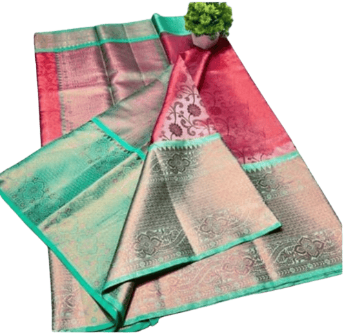 Kanchipuram Newly Design Shining Silk Saree