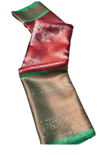 Kanchipuram Newly Design Shining Silk Saree