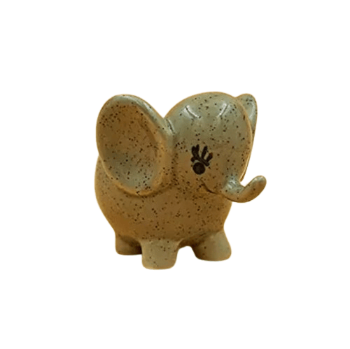 Craftos Handcrafts Ceramic Cute Elephant Planter For Home Decoration
