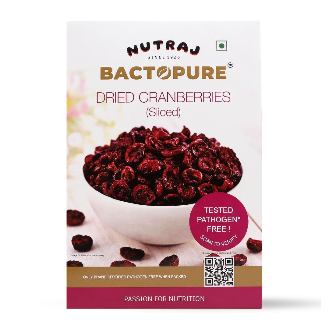 Nutraj Bactopure Dried Cranberries Sliced